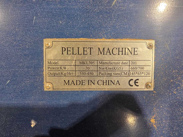 Mkl 395 - pelletmachine installatie - afbeelding 17 van  20