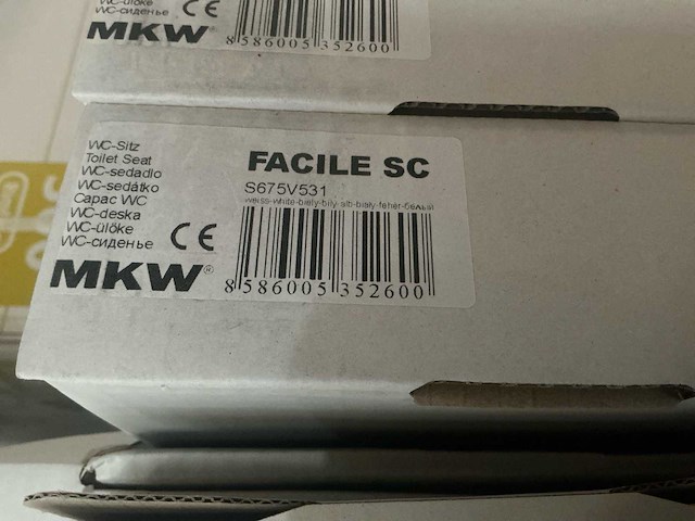 Mkw facile sc toiletbril (10x) - afbeelding 3 van  3