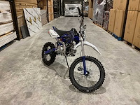 Mmx - dirt bike blauw 125cc - motorfiets - afbeelding 16 van  19