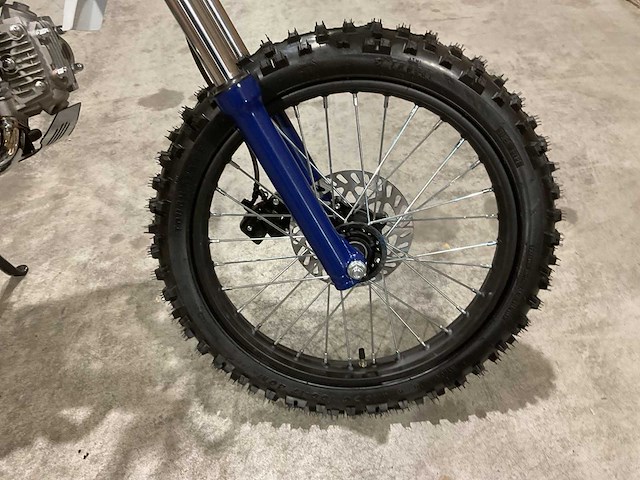 Mmx - dirt bike blauw 125cc - motorfiets - afbeelding 19 van  19