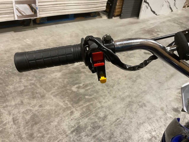 Mmx - dirt bike blauw 125cc - twhhpb-010 - motorfiets - afbeelding 3 van  14