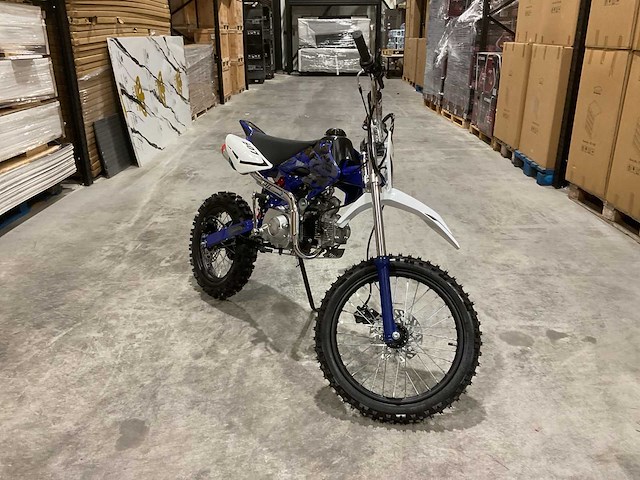 Mmx - dirt bike blauw 125cc - twhhpb-010 - motorfiets - afbeelding 13 van  19