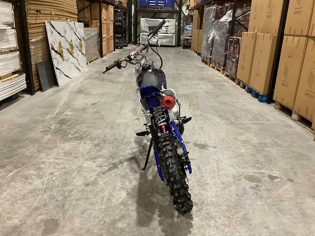 Mmx - dirt bike blauw 125cc - twhhpb-010 - motorfiets - afbeelding 16 van  19