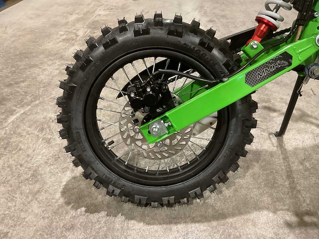 Mmx - dirt bike groen 125cc - motorfiets - afbeelding 17 van  19