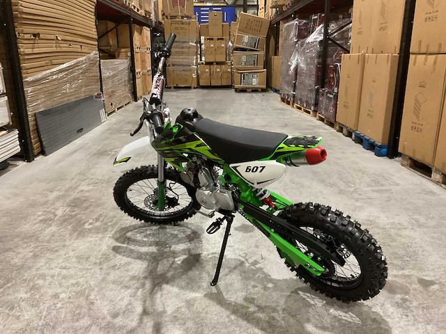 Mmx - dirt bike groen 125cc - twhhpb-010 - motorfiets - afbeelding 7 van  19