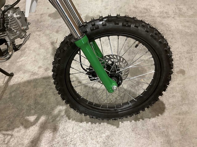 Mmx - dirt bike groen 125cc - twhhpb-010 - motorfiets - afbeelding 18 van  19