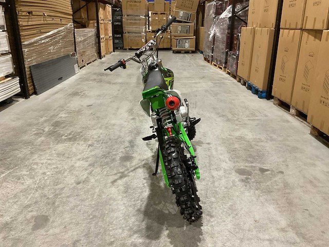 Mmx - dirt bike groen 125cc - twhhpb-010 - motorfiets - afbeelding 2 van  12