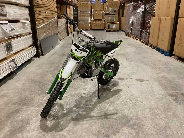 Mmx - dirt bike groen 125cc - twhhpb-010 - motorfiets - afbeelding 1 van  19