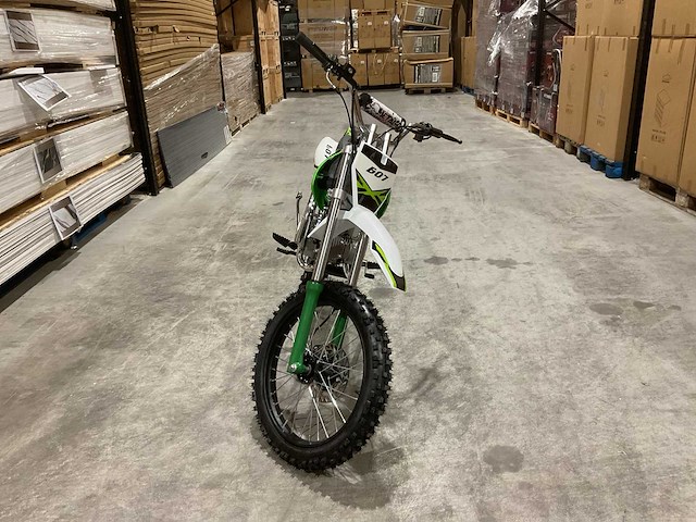 Mmx - dirt bike groen 125cc - twhhpb-010 - motorfiets - afbeelding 7 van  16