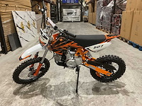 Mmx - dirt bike oranje 125cc - twhhpb-010 - crossmotor - afbeelding 8 van  17