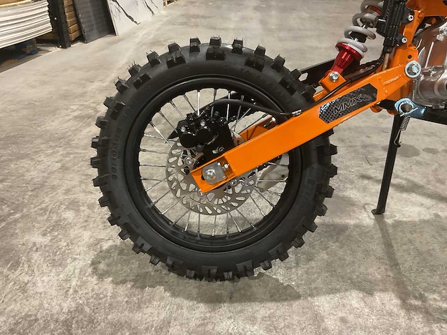 Mmx - dirt bike oranje 125cc - twhhpb-010 - crossmotor - afbeelding 14 van  16