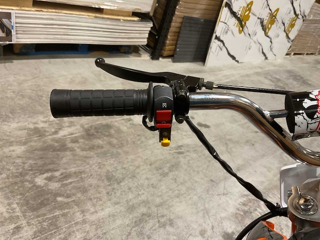 Mmx - dirt bike oranje 125cc - twhhpb-010 - crossmotor - afbeelding 3 van  18