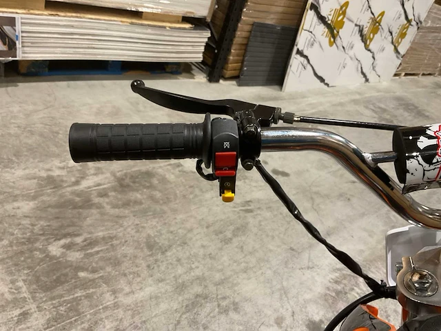 Mmx - dirt bike oranje 125cc - twhhpb-010 - crossmotor - afbeelding 10 van  18
