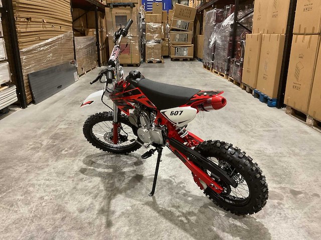 Mmx - dirt bike rood 125cc - twhhpb-010 - motorfiets - afbeelding 8 van  19