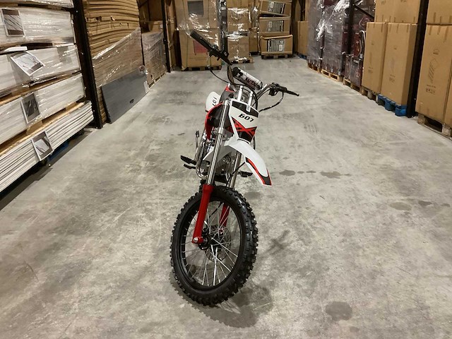 Mmx - dirt bike rood 125cc - twhhpb-010 - motorfiets - afbeelding 10 van  16