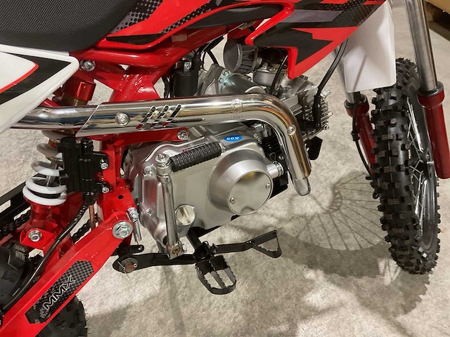 Mmx - dirt bike rood 125cc - twhhpb-010 - motorfiets - afbeelding 1 van  11