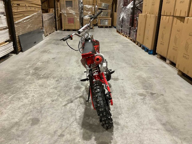 Mmx - dirt bike rood 125cc - twhhpb-010 - motorfiets - afbeelding 1 van  14
