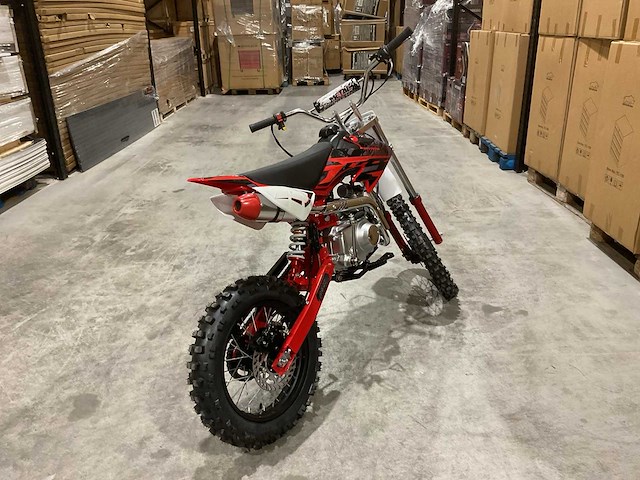 Mmx - dirt bike rood 125cc - twhhpb-010 - motorfiets - afbeelding 2 van  13