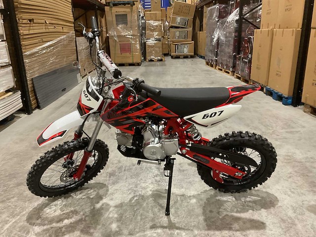 Mmx - dirt bike rood 125cc - twhhpb-010 - motorfiets - afbeelding 10 van  13