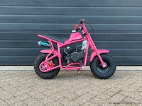 Mmx 49cc mini pitbike met dikke banden (roze) - afbeelding 2 van  4