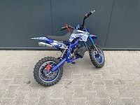 Mmx dirt bike 49cc blauw twhhpb-003 motorfiets 12 - afbeelding 5 van  7