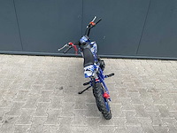 Mmx dirt bike 49cc blauw twhhpb-003 motorfiets 12 - afbeelding 6 van  7