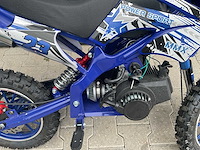 Mmx dirt bike 49cc blauw twhhpb-003 motorfiets 12 - afbeelding 7 van  12
