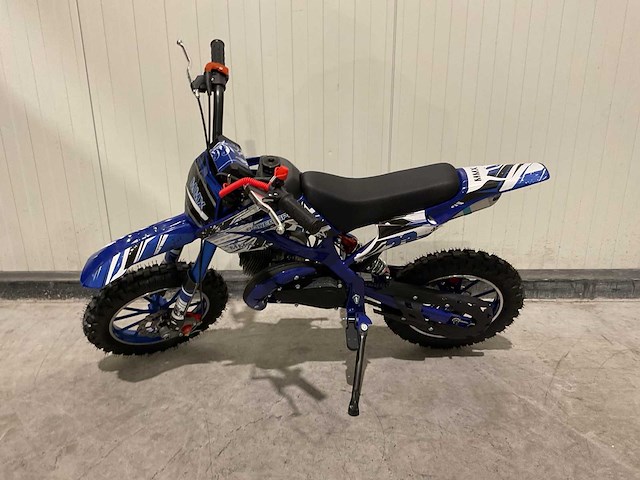 Mmx dirt bike 49cc blauw twhhpb-003 motorfiets - afbeelding 19 van  59