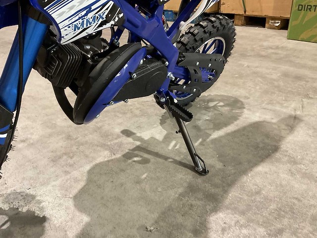 Mmx dirt bike 49cc blauw twhhpb-003 motorfiets - afbeelding 51 van  59