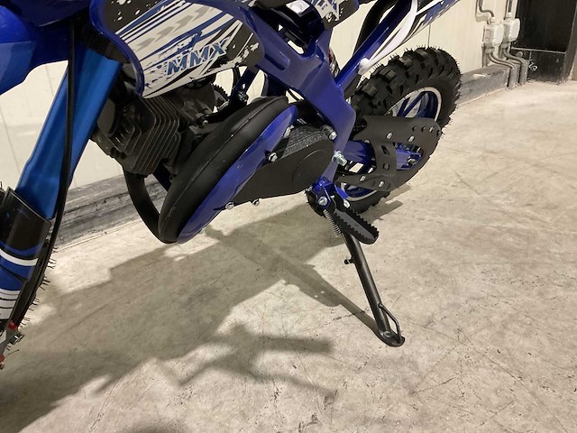 Mmx dirt bike 49cc blauw twhhpb-003 motorfiets - afbeelding 20 van  59