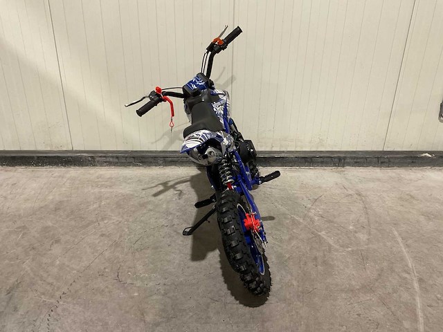 Mmx dirt bike 49cc blauw twhhpb-003 motorfiets - afbeelding 30 van  59