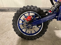 Mmx dirt bike 49cc blauw twhhpb-003 motorfiets - afbeelding 28 van  59