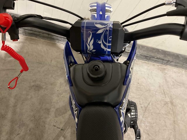 Mmx dirt bike 49cc blauw twhhpb-003 motorfiets - afbeelding 32 van  58