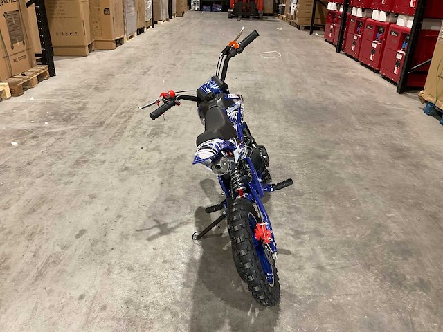 Mmx dirt bike 49cc blauw twhhpb-003 motorfiets - afbeelding 43 van  58