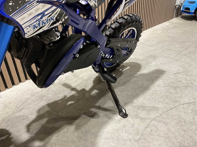 Mmx dirt bike 49cc blauw twhhpb-003 motorfiets - afbeelding 56 van  58