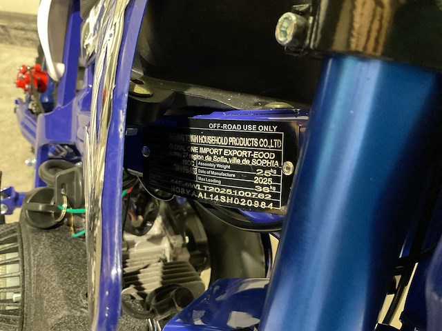 Mmx dirt bike 49cc blauw twhhpb-003 motorfiets - afbeelding 24 van  56