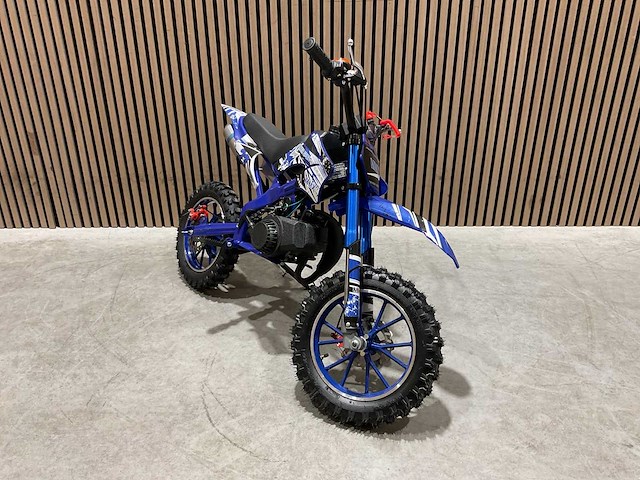 Mmx dirt bike 49cc blauw twhhpb-003 motorfiets - afbeelding 56 van  56