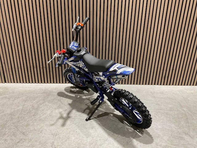 Mmx dirt bike 49cc blauw twhhpb-003 motorfiets - afbeelding 13 van  57