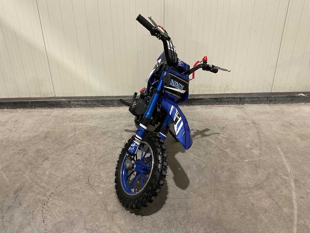 Mmx dirt bike 49cc blauw twhhpb-003 motorfiets - afbeelding 22 van  57