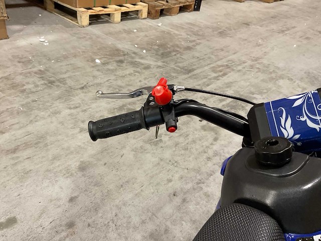 Mmx dirt bike 49cc blauw twhhpb-003 motorfiets - afbeelding 44 van  57