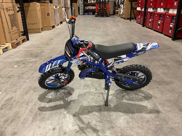 Mmx dirt bike 49cc blauw twhhpb-003 motorfiets - afbeelding 48 van  57