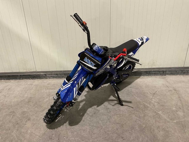 Mmx dirt bike 49cc blauw twhhpb-003 motorfiets - afbeelding 20 van  48