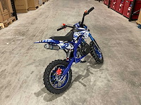Mmx dirt bike 49cc blauw twhhpb-003 motorfiets - afbeelding 9 van  14