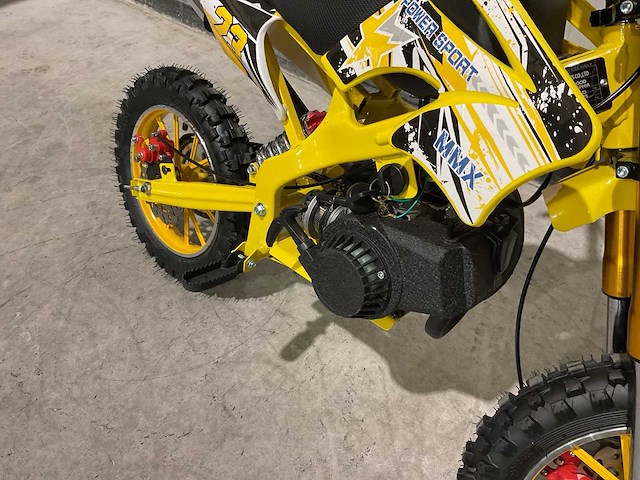 Mmx dirt bike 49cc geel twhhpb-003 motorfiets - afbeelding 29 van  63