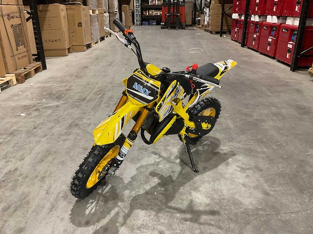 Mmx dirt bike 49cc geel twhhpb-003 motorfiets - afbeelding 55 van  63
