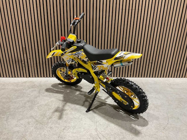 Mmx dirt bike 49cc geel twhhpb-003 motorfiets - afbeelding 11 van  63