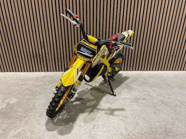 Mmx dirt bike 49cc geel twhhpb-003 motorfiets - afbeelding 1 van  63