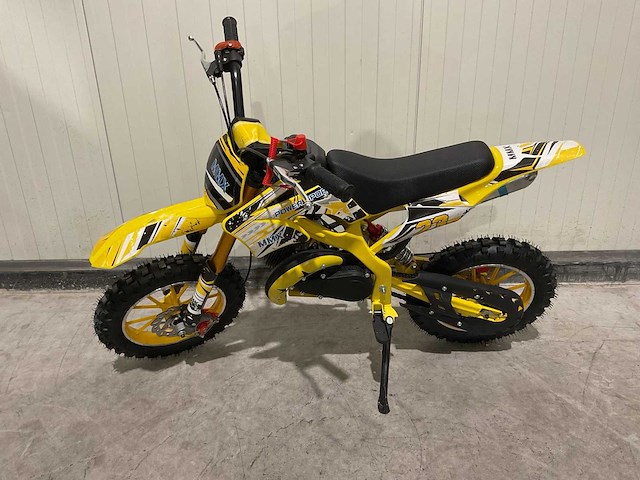 Mmx dirt bike 49cc geel twhhpb-003 motorfiets - afbeelding 18 van  58