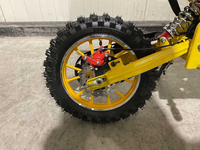 Mmx dirt bike 49cc geel twhhpb-003 motorfiets - afbeelding 28 van  58