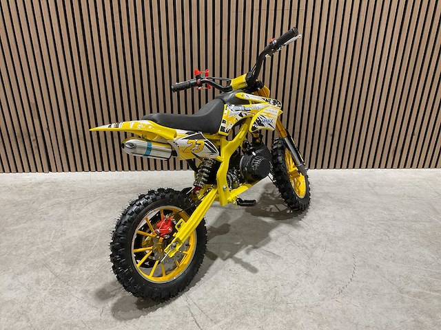 Mmx dirt bike 49cc geel twhhpb-003 motorfiets - afbeelding 5 van  30